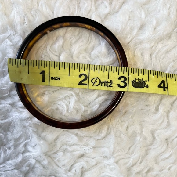 Tortoise Shell Bangle Bracelet Set - Picture 2 of 4